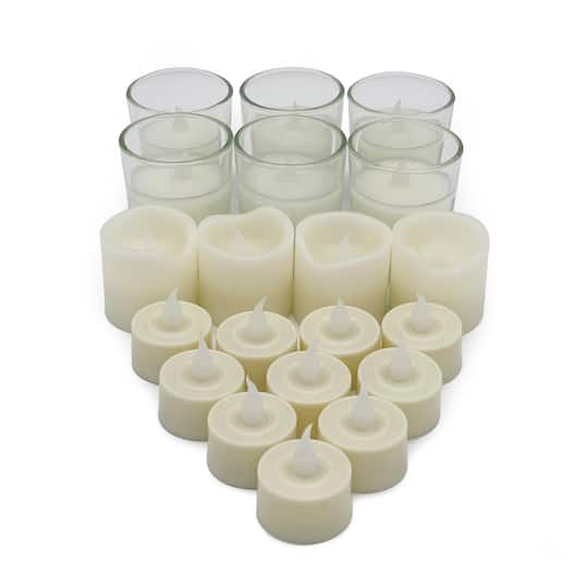 Ivory LED Candles Set by Ashland&#xAE;